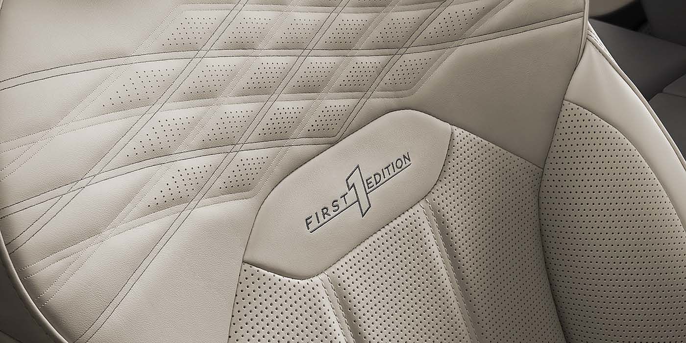 Bentley Firenze Bentley Bentayga EWB Azure SUV First Edition seat detail