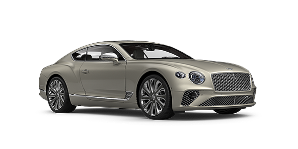 Bentley Firenze Bentley GT Mulliner coupe in White Sand paint front 34