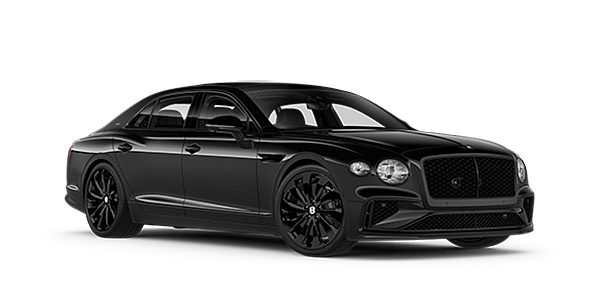 Bentley Firenze Bentley New Flying Spur Black Edition front three quarter in Onyx paint