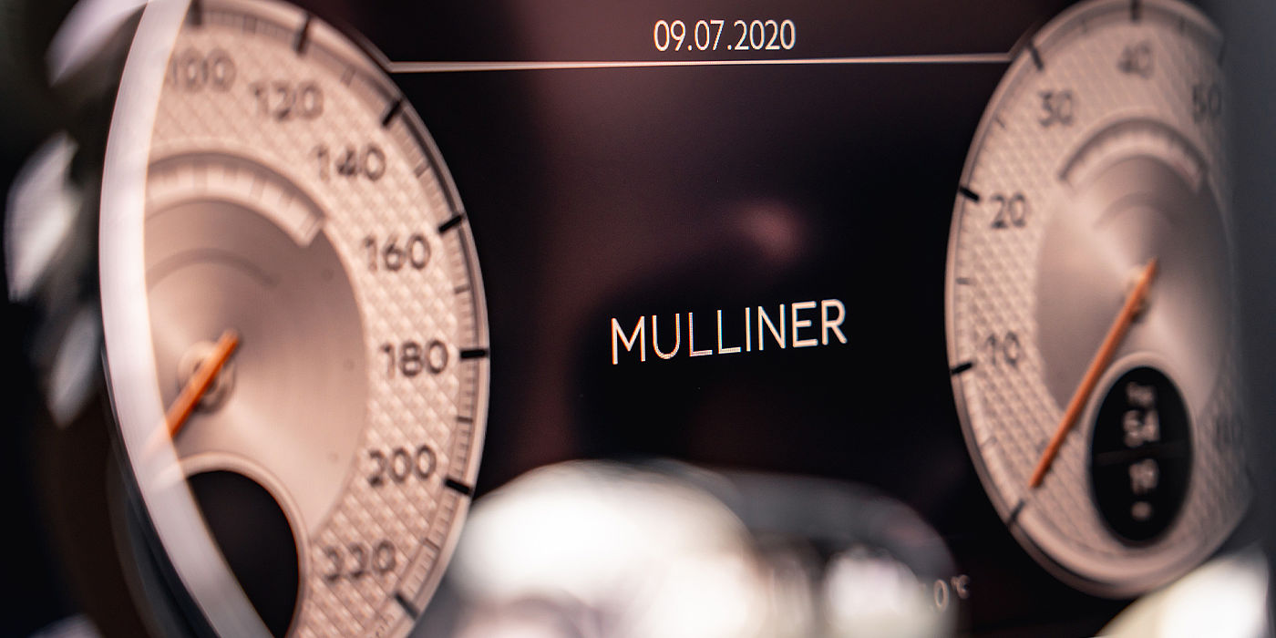 Bentley Firenze Bentley Continental GT Mulliner coupe Mulliner dial detail
